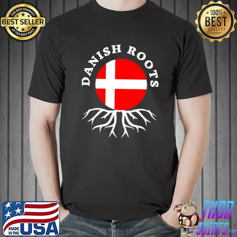 danish Roots Tree Flag Shirt