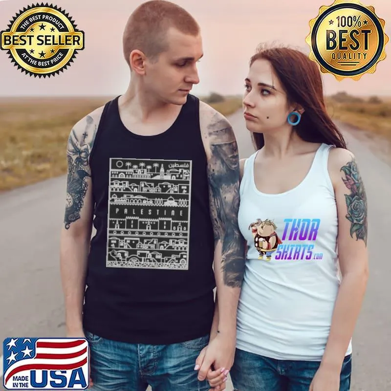 dar Collective Bricks Of Palestine t Tank Top