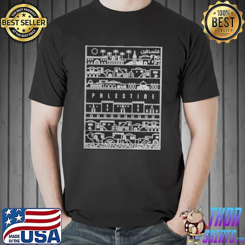 dar Collective Bricks Of Palestine tshirt