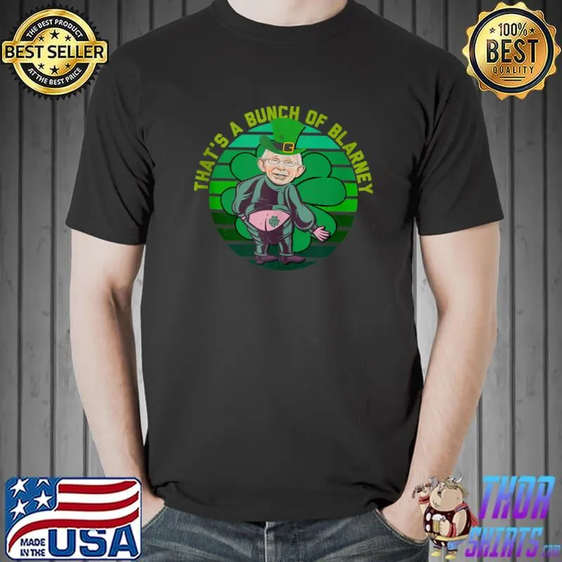 Dr Fauci St. Patrick's Day Shamrock Irish Blarney Beer Party T-Shirt Unisex