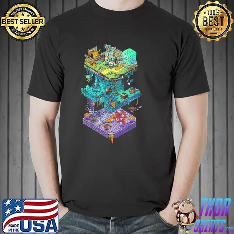 Dungeons And Isometric Dragons Unisex T-Shirt
