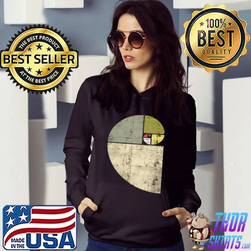 Fibonacci Spiral Sequence Golden Ratio Cool Math Langarmshirt Shirt Hoodie