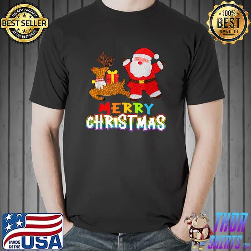 Fidget Toy Merry Christmas Ornament Christmas Decoration T-Shirt Unisex