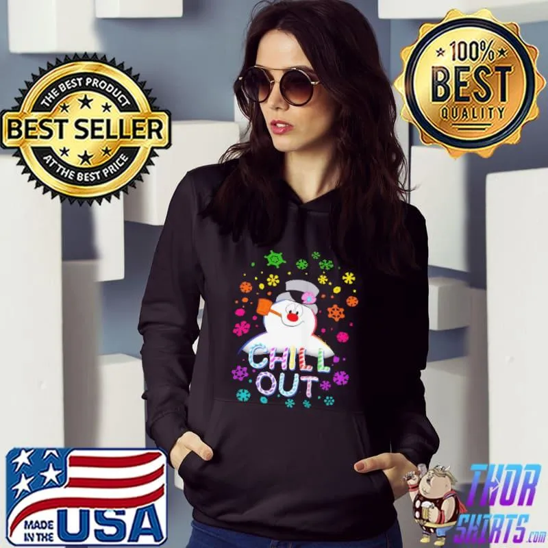 Frosty the snowman chill out portrait Hoodie