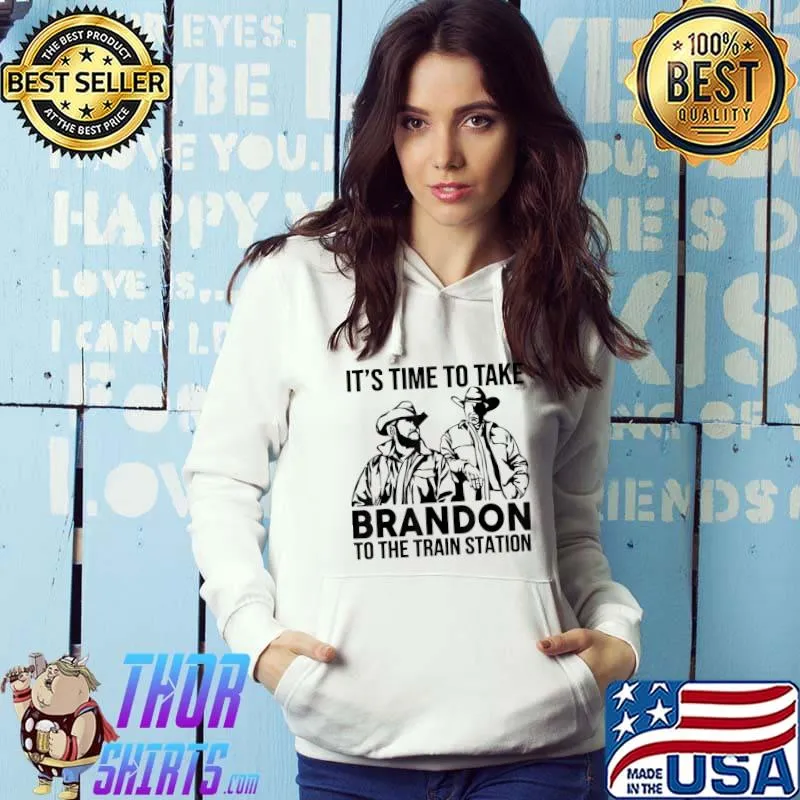 Funny Anti Bïden It's Time To Take To The Train Station T-Shirt