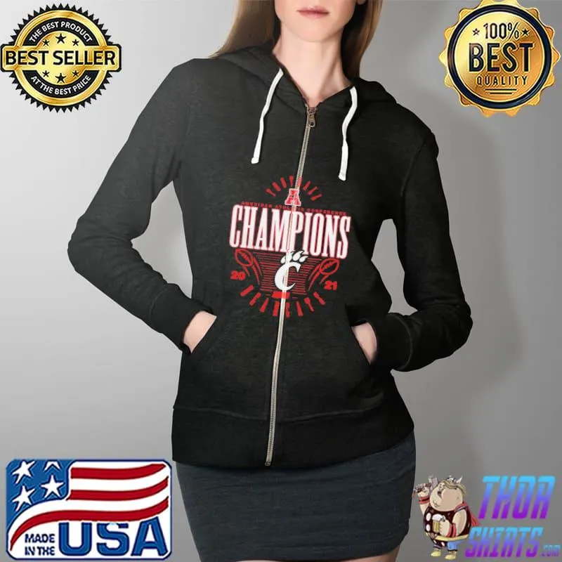 Funny Cincinnati Bearcats college football 2021 playoff Full Zip Hooded
