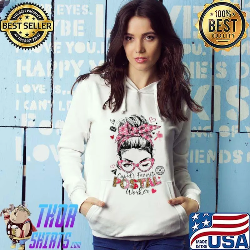 Funny Cupids Favorite Postal Worker Valentine Shirt