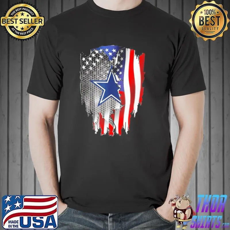Funny Dallas Fan Cowboys 4th Of July Flag Of America Shirt Unisex