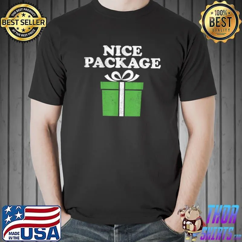Funny Funny Christmas Nice Package Retro Ugly Party Adult Gift T-Shirt
