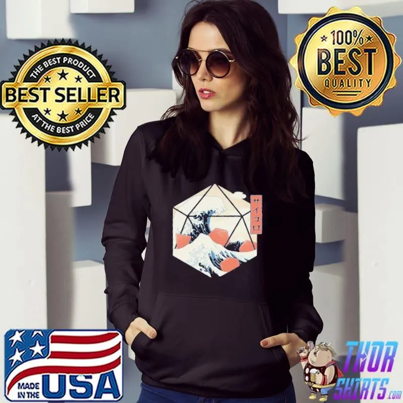 Funny Great Wave of Dice Shirt