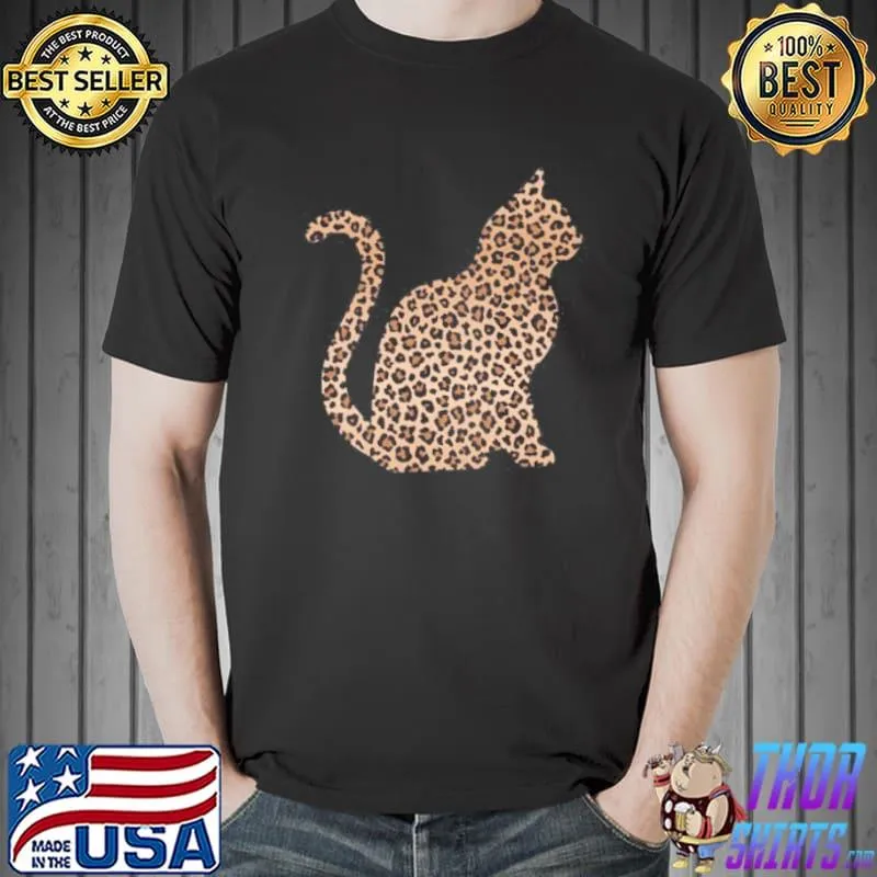 Funny Leopard Cat Shirt Unisex