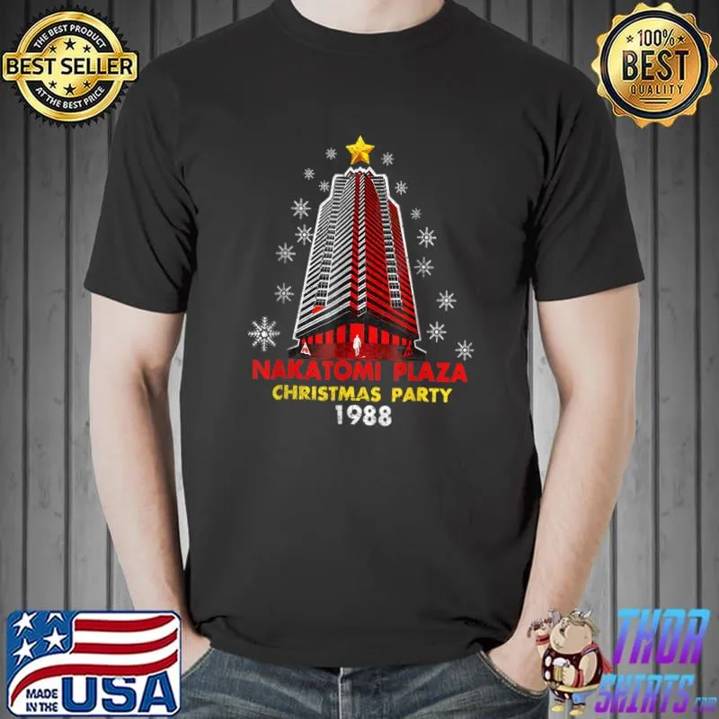Funny-Nakatomi-Plaza Christmas Party 1988 Xmas Holiday T-Shirt Unisex