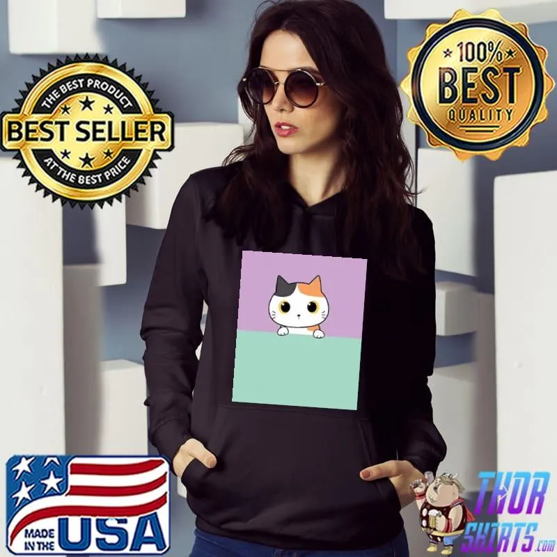 Funny Peekaboo Cute Cats Shirt