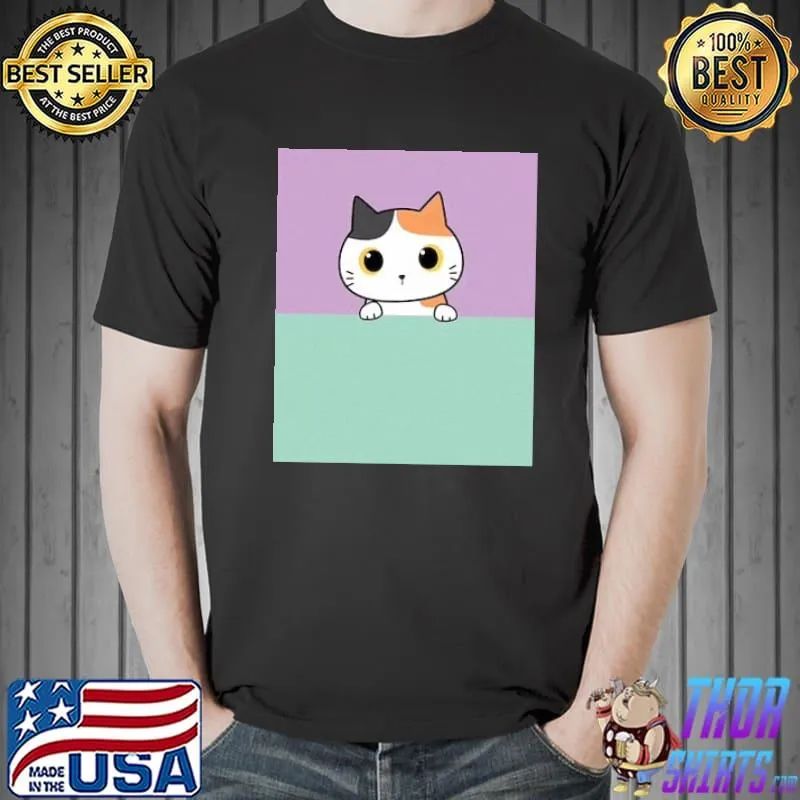 Funny Peekaboo Cute Cats Shirt Unisex