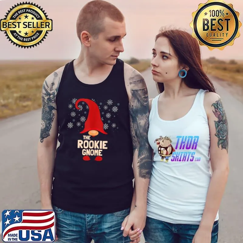 Funny Rookie Christmas Gnome Pajama T-Shirt Tank Top