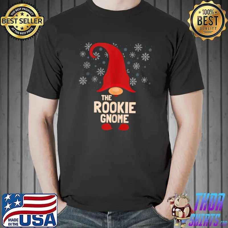 Funny Rookie Christmas Gnome Pajama T-Shirt Unisex