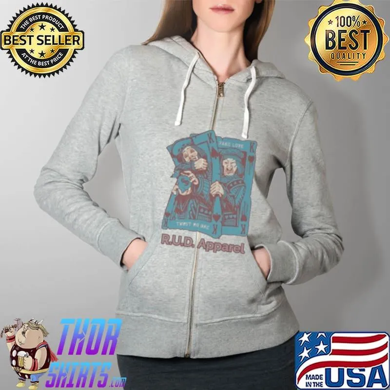 Funny RUD Apparel Shirt Full Zip Hooded