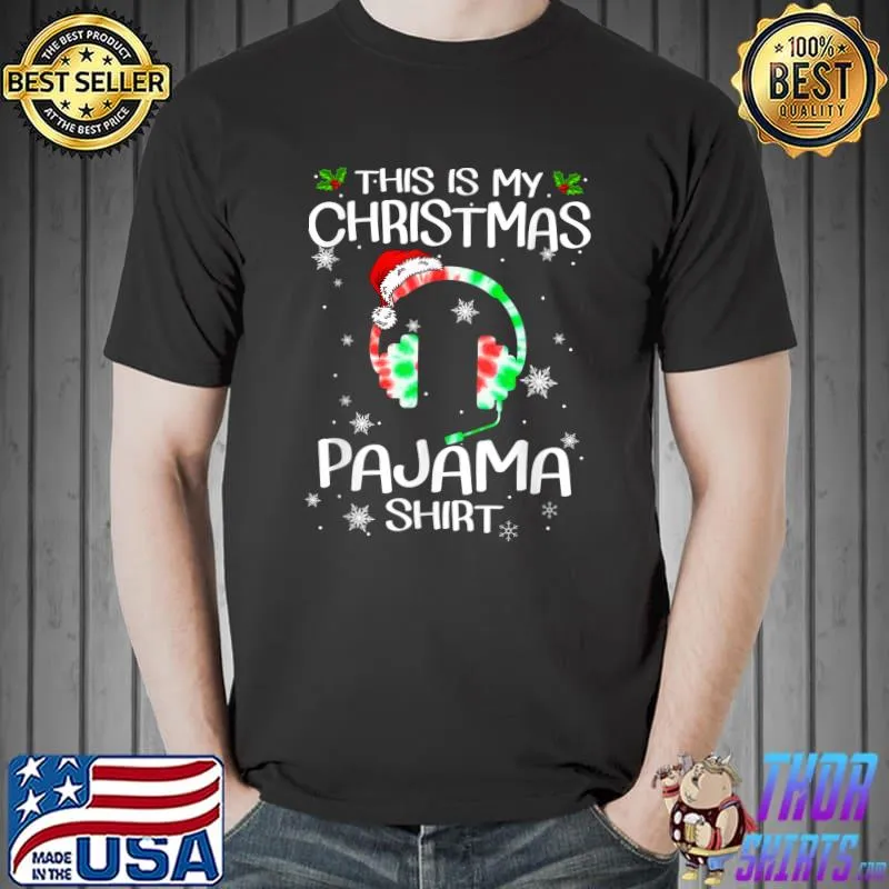 Funny This is my Christmas Pajama Shirt Dispatcher Xmas Holiday T-Shirt Unisex
