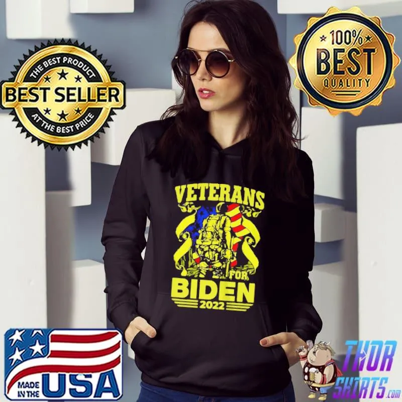 Funny Veterans for Biden 2022 Hoodie