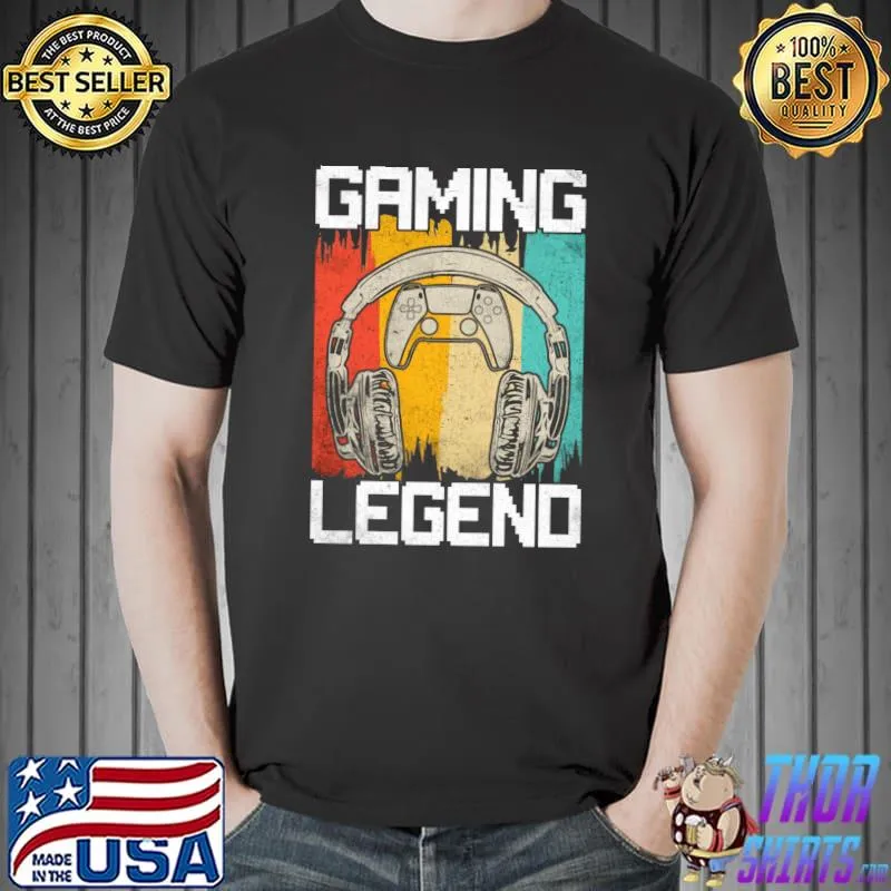 Gaming Legend PC Gamer Video Games T-Shirt