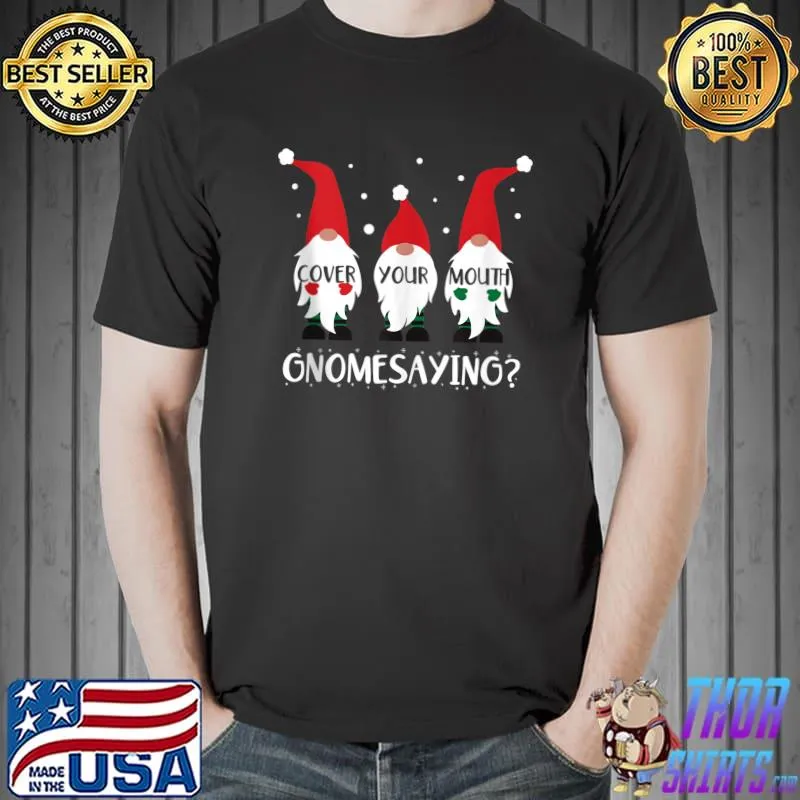 Gnome Christmas Shirts For Women Gnome Christmas Face 2020 T-shirt
