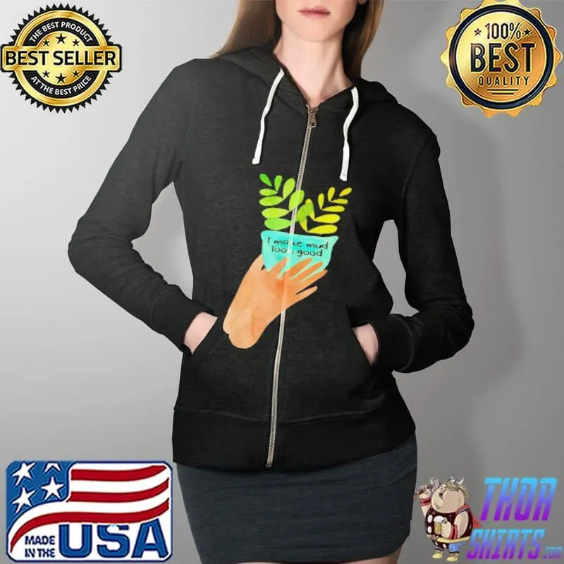 Handmade pottery pots Full Zip Hooded