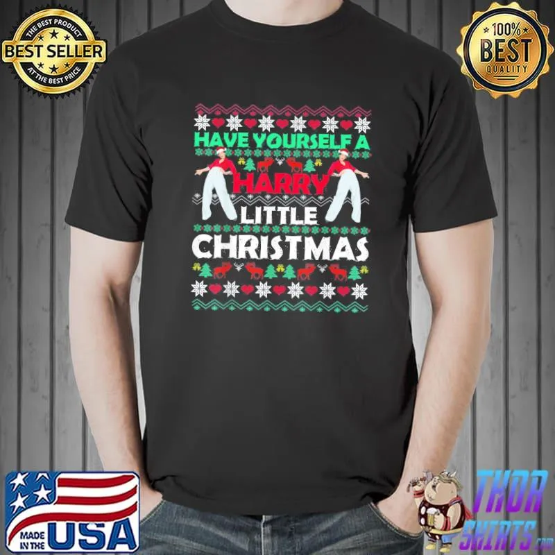 Harry Dancing Love On Music Tour Xmas Ugly Sweater T-Shirt