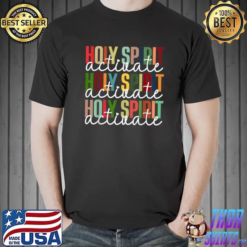 Holy Spirit Activate Holy Spirit Leopard T-Shirt