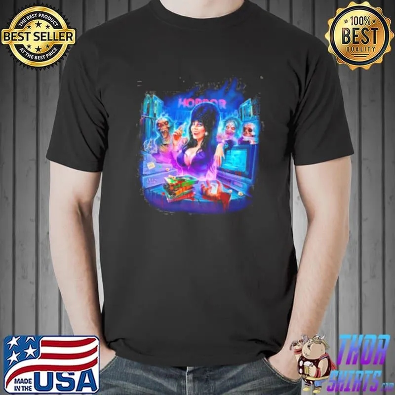 Horror Deadstock Elvira Mistress Of The Dark Movie Shirt Unisex