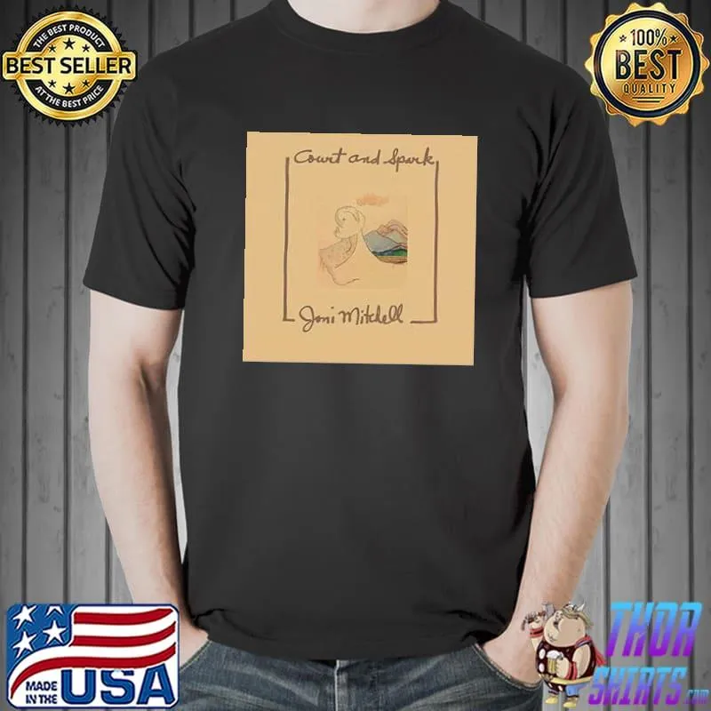 Joni Mitchell Court And Spark Album Cover Shirt Unisex