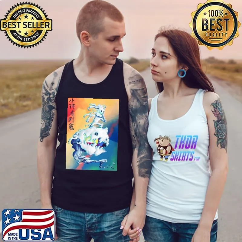 Kids See Ghosts Cudi Art Shirt Tank Top