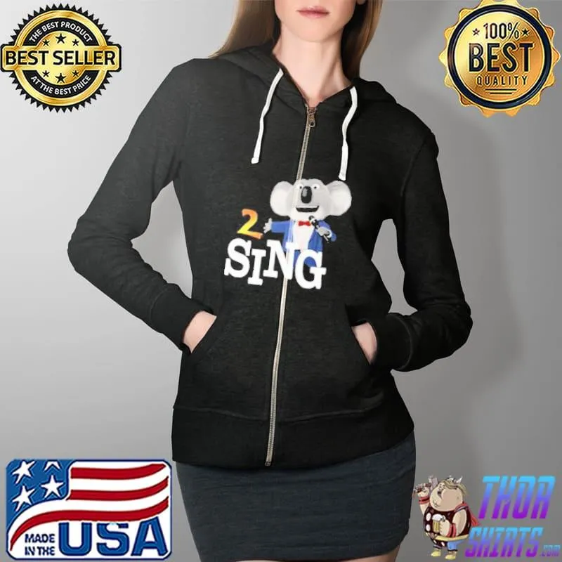 Koala 2 Sing Shirt Full Zip Hooded