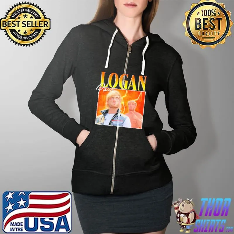 Logan Paul Mayweather Jake Paul Boxing Ufc Shirt Full Zip Hooded