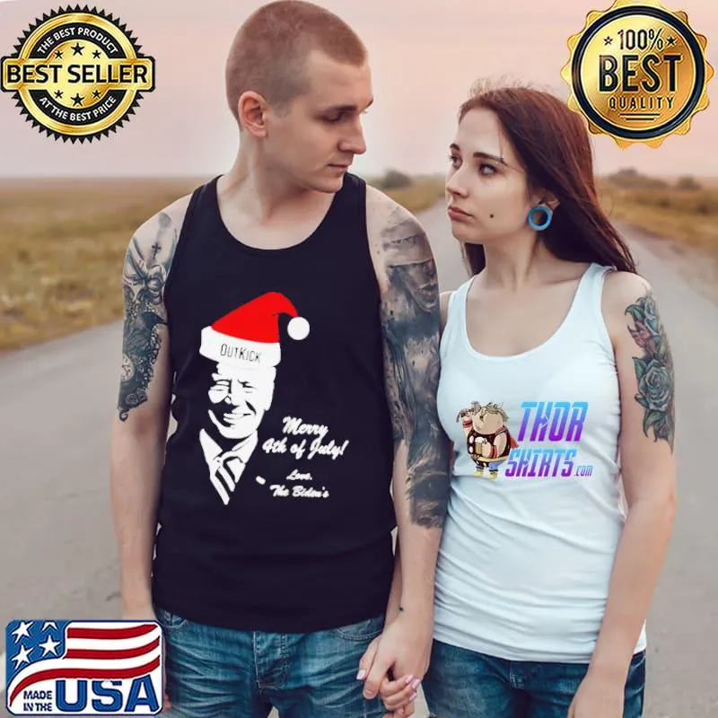 Merry 4th of july love the Biden Tank Top
