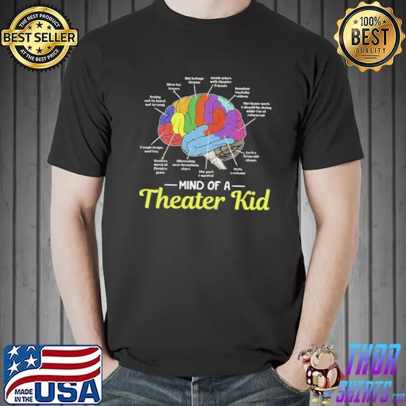 Mind Of Theatre Musical Drama Broadway Brain Unisex T-Shirt Unisex