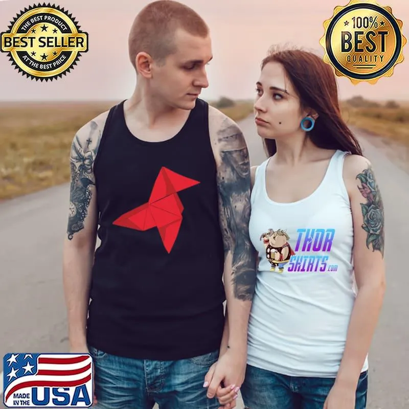 Money Heist Red Origami Unisex T-Shirt Tank Top