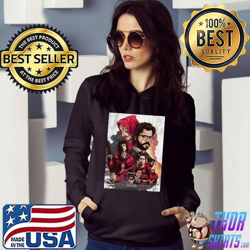 Money Heist Squad Professor Tokyo Berlin Denver Nairobi Unisex T-Shirt