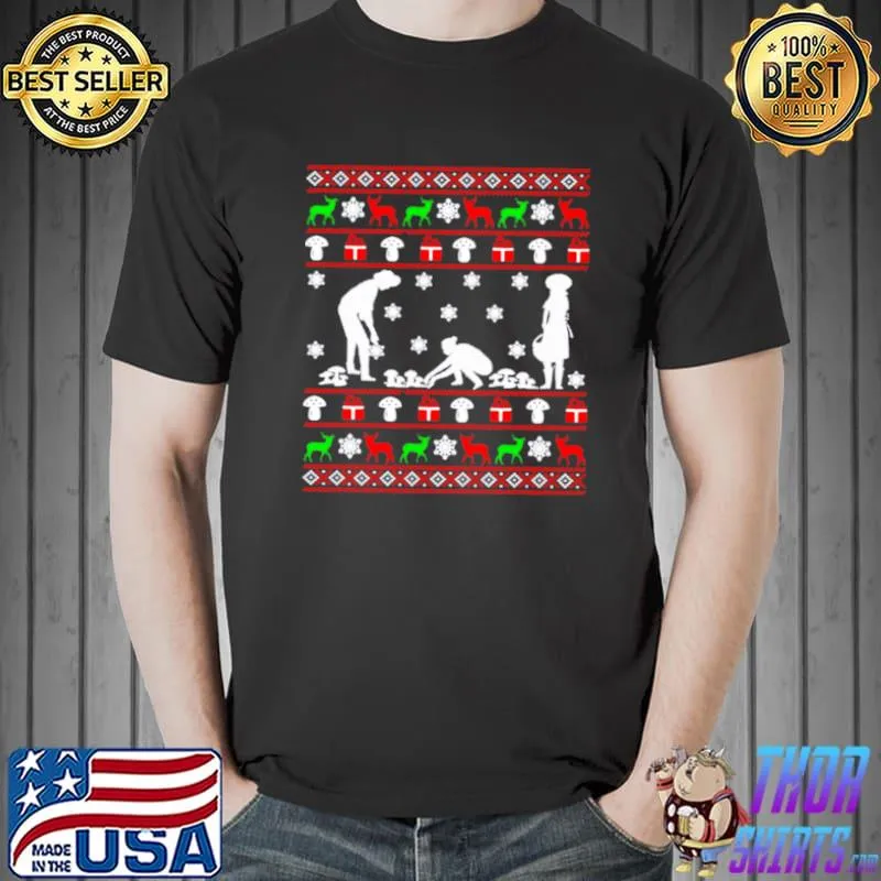 Mushroom Ugly Christmas Unisex