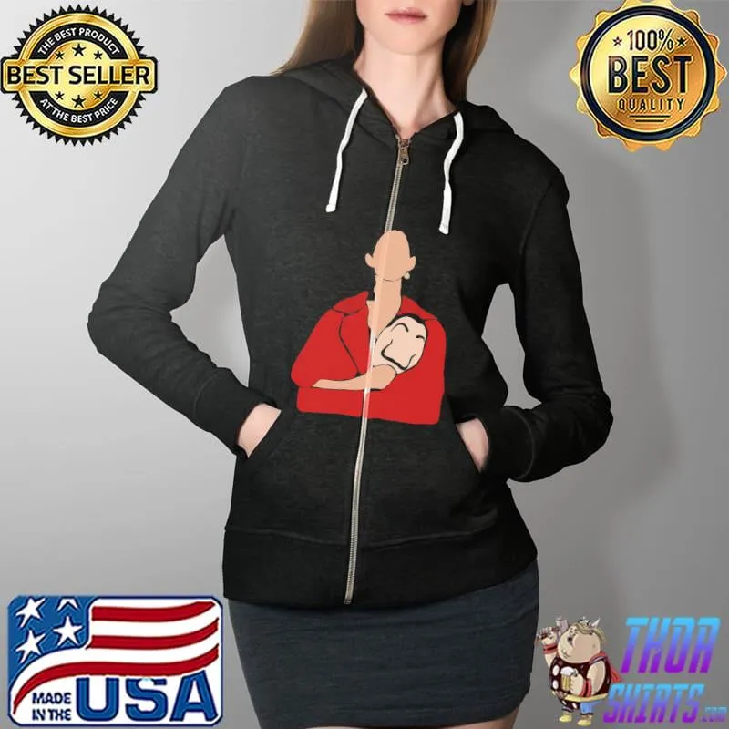 Nairobi Money Heist Unisex T-Shirt Full Zip Hooded
