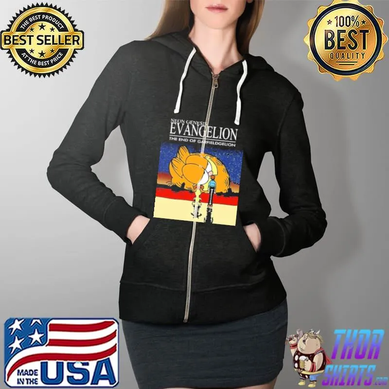 Neon Genesis Evangelion Garfield Full Zip Hooded