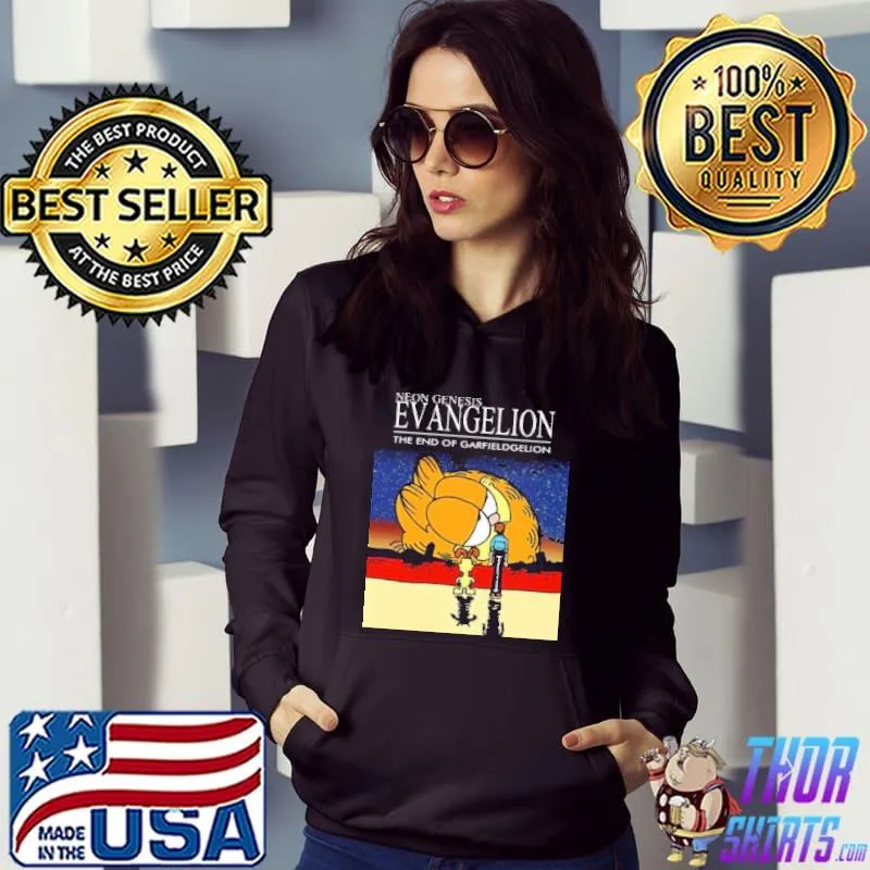 Neon Genesis Evangelion Garfield Hoodie