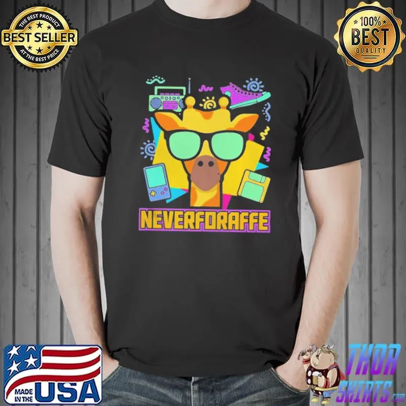 Neverforaffe Giraffe 90s Shirt