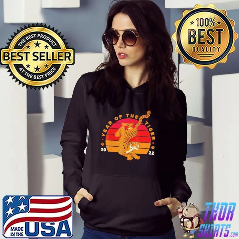 Nice 2022 year of the tiger vintage Hoodie