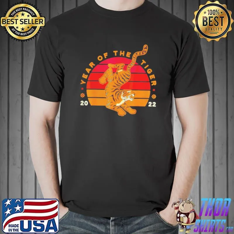 Nice 2022 year of the tiger vintage shirt