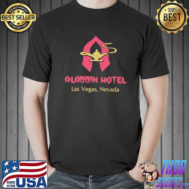 Nice Aladdin Hotel Las Vegas Vintage Shirt Unisex