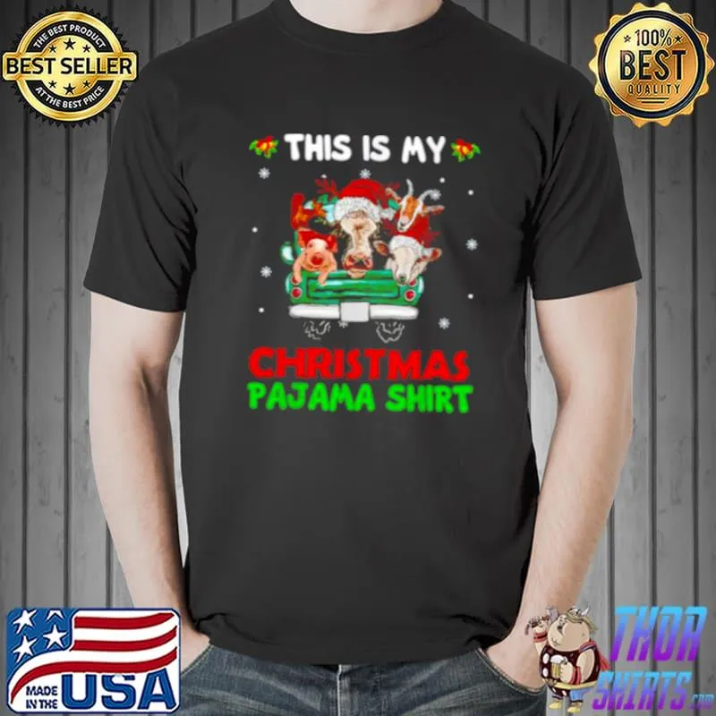 Nice animals farm this is my Christmas pajama Unisex