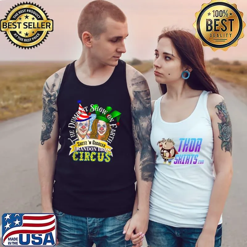 Nice Biden Liberal Democrat Circus Dumbest Obama Pelosi AOC Squad T- Tank Top