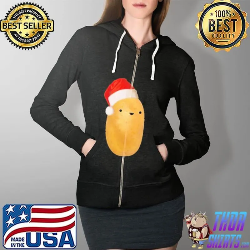 Nice Christmas Potato Shirt Full Zip Hooded