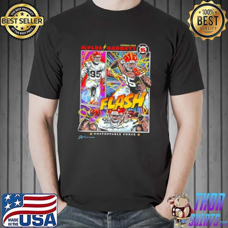 Nice Cleveland Myles Garrett Flash Shirt Unisex