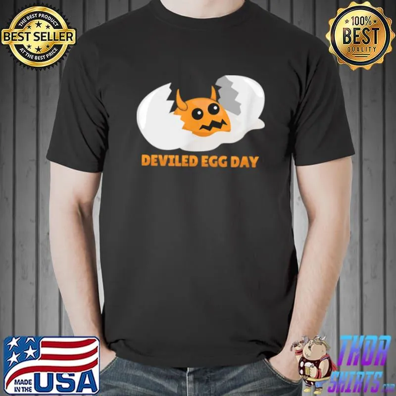 Nice Deviled Egg Costume Funny Joke Halloween Love Eggs T Shirt Unisex